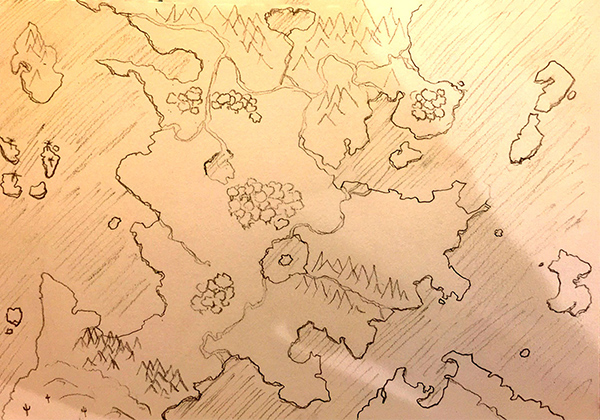 Map of Brandor Blank